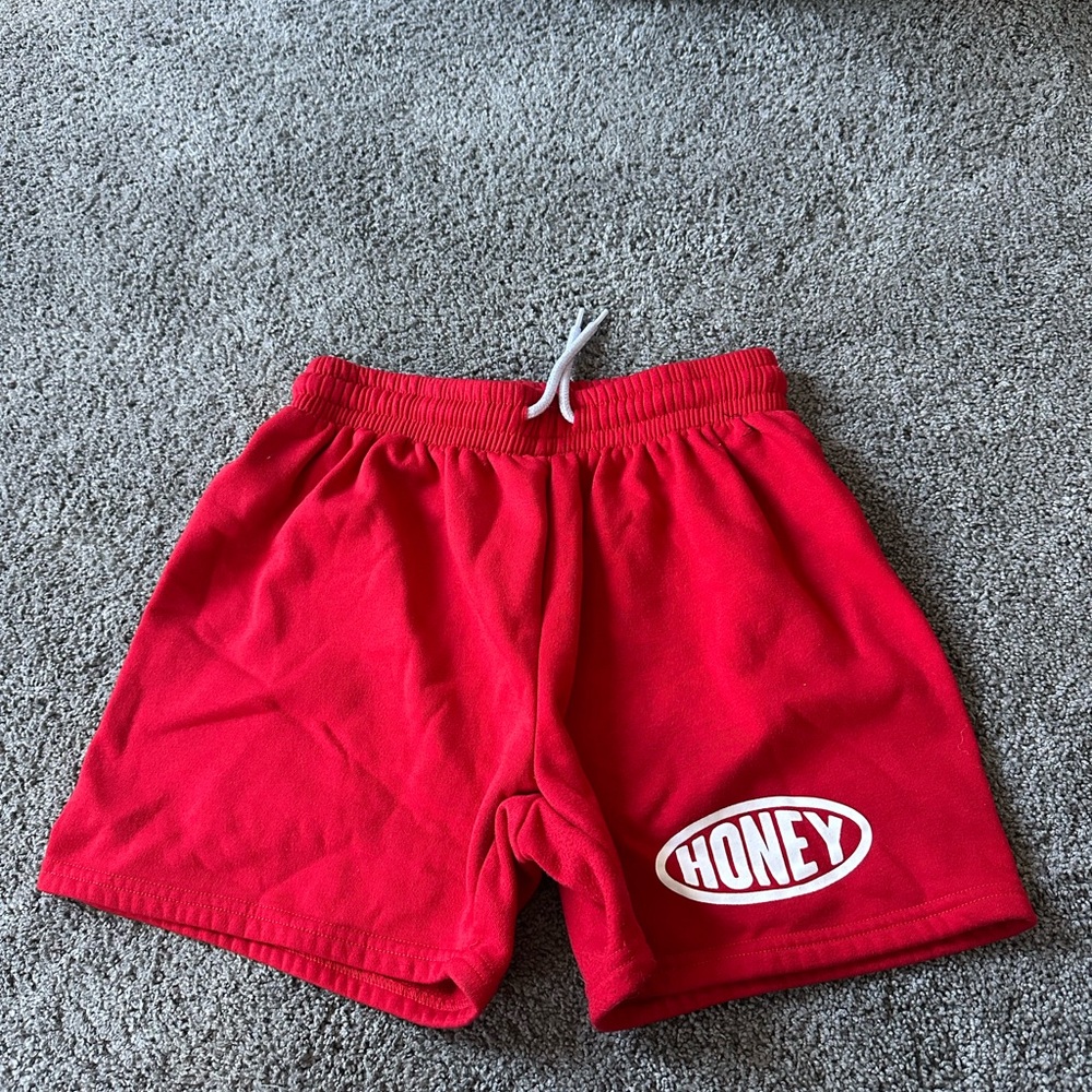 Red Honey Logo Shorts